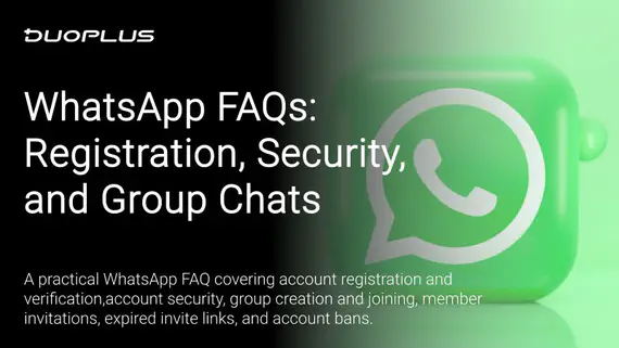 WhatsApp FAQs: Registration, Security, and Group Chats WhatsApp FAQs: Registration, Security, and Group Chats